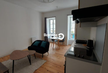 MORLAIX : appartement meublé 2 pièces (37 m²) en location- entièrement rénové