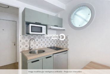 LOCATION BREST KERINOU APPARTEMENT STUDIO MEUBLE 18 M2