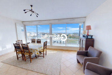 A Vendre : Appartement 5-6 pièces avec vue rade et parking en sous-sol à vendre à Brest – Saint Marc