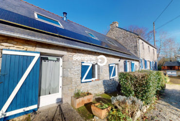 EN VENTE BARRAINE IMMO PLOUZANE  – GRANDE LONGERE 200M²  LA TRINITE TERRAIN 1200M² SECTEUR CALME, POMPE A CHALEUR ref: PZ00297-TH