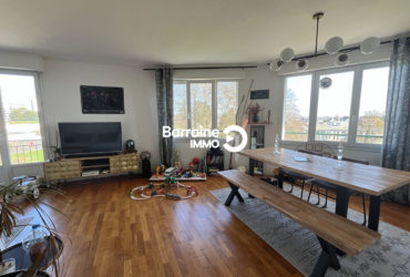 À vendre, à BREST, secteur Saint Michel, appartement T5 102.66 m2, dernier étage, 3 chambres, balcon, lumineux.