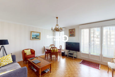 A VENDRE BARRAINE IMMO APPARTEMENT T3 77M² AVEC BALCON CAVE GARAGE SECTEUR CROIX ROUGE BREST REF PZ00313-TH