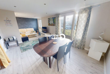 EXCLUSIVITÉ A VENDRE BREST DOURJACQ APPARTEMENT T5 79,56 M² DERNIER ÉTAGE BALCON VUE DÉGAGÉE PARKING