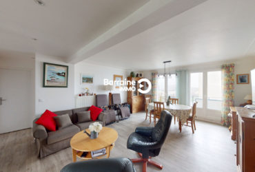 À vendre en Exclusivité : Appartement traversant T3 lumineux avec cave et parking à Plougastel Daoulas