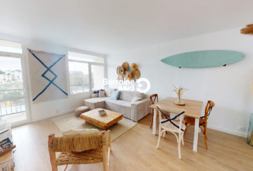 A VENDRE BREST SAINT-MICHEL APPARTEMENT T2 47.03M² BALCON VUE MER