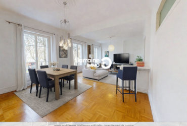 A VENDRE- APPARTEMENT AU CHARME DE L&rsquo;ANCIEN – LORIENT CENTRE- ASCENSEUR ET GARAGE