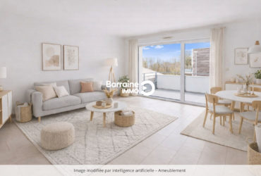 EXCLUSIVITE A VENDRE BREST EUROPE APPARTEMENT T3 DERNIER ETAGE BALCON PARKING