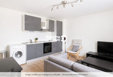 LOCATION BREST QUATRE MOULINS APPARTEMENT T2 MEUBLE 36 M²