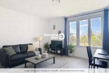 LOCATION BREST/KERINOU KERICHEN APPARTEMENT MEUBLE 3 PIECES