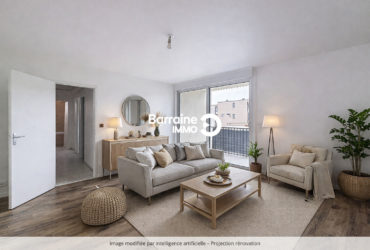 LOCATION BREST APPARTEMENT T2 – 49.22 m2  –  SECTEUR DOURJACQ