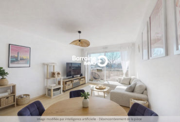 A VENDRE- LORIENT-KERYADO  APPARTEMENT T3 DE 60 M²- BALCON-STATIONNEMENT-VUE DEGAGEE