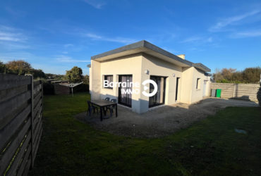 PLONGONVELIN Maison contemporaine PLAIN PIED à vendre à 1,3 kms Plage du Trez-hir – 2 chambres, plain-pied