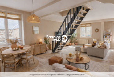 À vendre : Appartement spacieux de 5 pièces à Plourin les Morlaix !