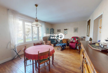 LORIENT  VILLE EN BOIS – APPARTEMENT T4 de 82m² AVEC PETIT BALCON ET ANNEXES