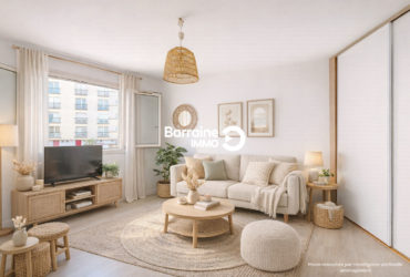 A VENDRE  BREST  PILIER ROUGE  T2  40M²  1 CHAMBRE  1 PARKING