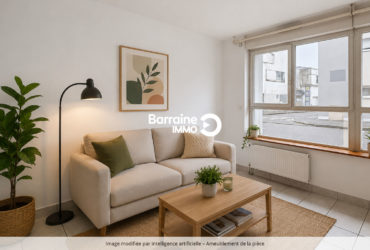 LOCATION  BREST  SAINT PIERRE  APPARTEMENT T2  39.27 M²  JARDIN  SECTEUR CALME ET AGREABLE