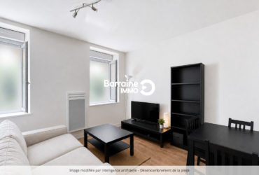 LOCATION BREST SAINT MARTIN T1 BIS MEUBLE 32.09 m² ENTIEREMENT RENOVE