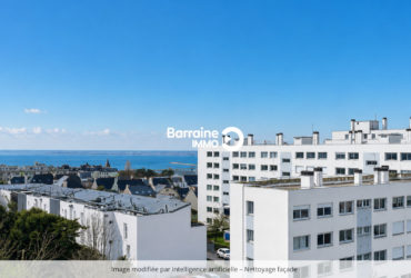 EXCLUSIVITE A VENDRE BREST LE GUELMEUR APPARTEMENT T2 53.33M²  DERNIER ETAGE  ASCENSEUR  PARKING PRIVE