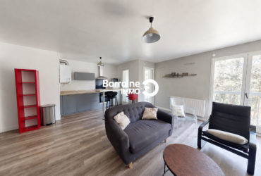 A VENDRE- LORIENT LANVEUR- APPARTEMENT 3 CHAMBRES DE 78 M²- GARAGE ET PATIO