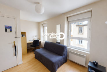 A VENDRE BREST KERINOU CROIX-ROUGE STUDIO 19M²  VENDU MEUBLE ET LOCATAIRE EN PLACE