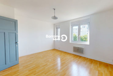 A VENDRE A BREST KERBONNE QUATRE MOULINS APPARTEMENT T2 DERNIER ETAGE VUE DEGAGE APERCU MER