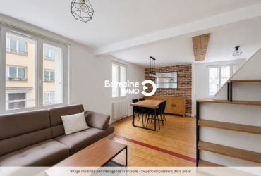 LOCATION BREST  APPARTEMENT MEUBLÉ T2 VUE MER