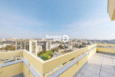 A VENDRE BREST KERINOU APPARTEMENT DUPLEX T6 4 CHAMBRES DERNIER ETAGE ASCENSEUR PARKING  GARAGE TERRASSE DE 40M² VUE PANORAMIQUE