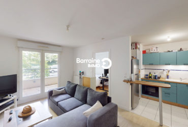 EN EXCLUISIVITE BARRAINE IMMO APPARTEMENT T2 AVEC BALCON ET GARAGE FERME SECTEUR SAINT-LUC KERICHEN PZ00356-TH