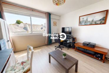Appartement T1 à vendre à Lorient – Nouvelle Ville, dernier étage, exposition sud