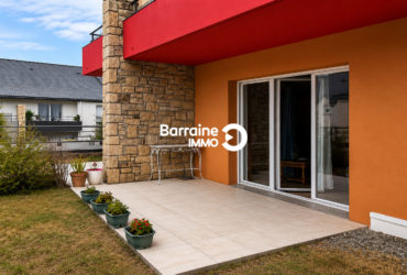 Barraine Immo -Appartement 3 pièces lumineux avec jardin et terrasse à Guidel