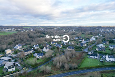 A VENDRE BREST KERVAO TERRAIN 802 M² VIABILISÉ LIBRE DE CONSTRUCTEUR