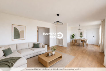 A VENDRE BREST CORNICHE APPARTEMENT T4 ASCENSEUR BALCON VUE MER