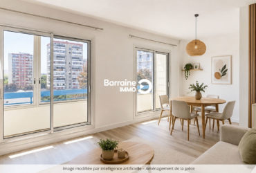 LOCATION BREST BELLEVUE APPARTEMENT T4 77M² BALCON