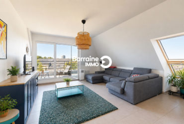 Appartement d&rsquo;Exception à Lanester avec Vue Mer – Garage et place de parking-Exclusivité Barraine Immo -Dernier Étage, Lumineux et Sans Travaux