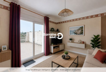 Appartement Crozon 3 pièces, 61.41 m² avec terrasse et espace de stockage privatif