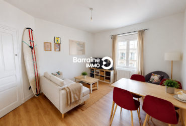 Exclusivité à Brest Centre Ville – Charmant T2 refait à neuf au dernier étage à vendre !