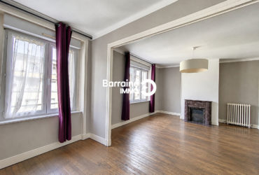 LOCATION BREST CENTRE VILLE APPARTEMENT T4 109.43 M² DERNIER ETAGE
