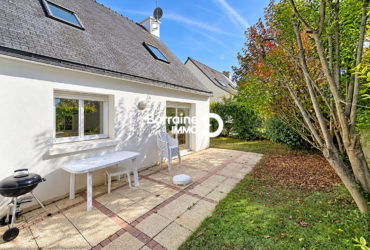 LARMOR PLAGE – MAISON NON MITOYENNE EN IMPASSE – TERRAIN de 350m² ET GARAGE