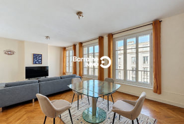 LOCATION BREST CENTRE VILLE SIAM APPARTEMENT T3 MEUBLÉ 90M²
